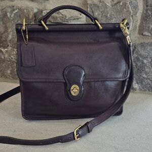 Vintage Coach Willis Turnlock 9927 In Mahogany Color